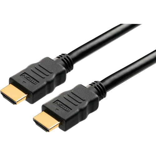 3FT High Speed HDMI M/M Cable - HDMI for TV Projector Audio/Video Device Satellite Receiver Tablet PC - 3 ft - 1 Pack - 1 x HDMI Male Digital Audio/Video - 1 x HDMI Male Digital Audio/Video - Gold-flash Gold-flash Contacts - Shielding - Black