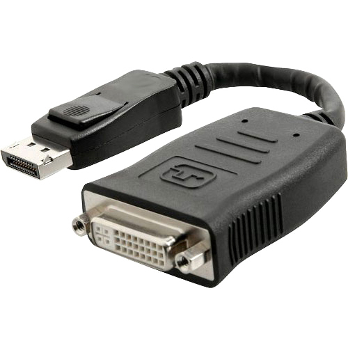 9in DisplayPort To DVI-I Dual Link M/F Adapter Cable - DisplayPort/DVI for Video Device TV Monitor Notebook - 9 inch - 1 x DisplayPort Male Digital Audio/Video - 1 x DVI-I (Dual-Link) Female Video - Shielding