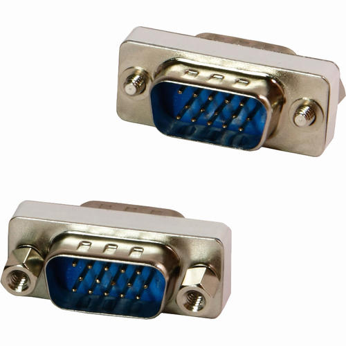 Quickly convert the gender of any parallel serial or VGA video port from female to male with 4XEMs VGA HD15 Male To Male Gender Changing Adapter. Also works perfectly as a coupler to join two VGA cables together. Durable and high quality build. 4XEM gear