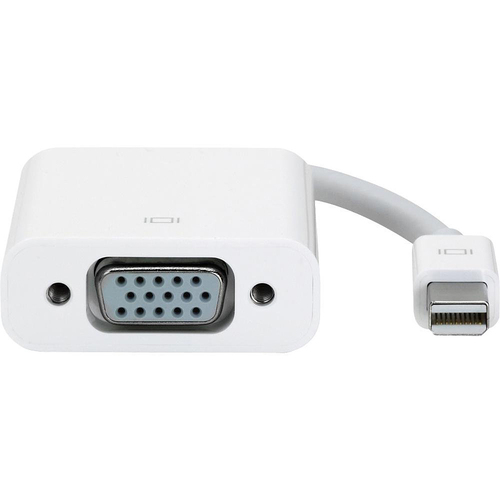 Mini DisplayPort To VGA Adapter - DisplayPort/VGA for Video Device MacBook Air MacBook Pro MacBook Monitor Projector Mac mini Mac Pro - 1 x Mini DisplayPort Male Digital Audio/Video - 1 x HD-15 Female VGA