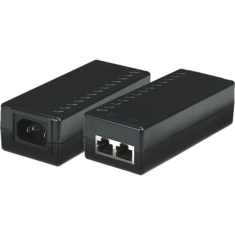 1 Port PoE Injector 802.3af - 46 V DC 52 V DC Input - 110 W