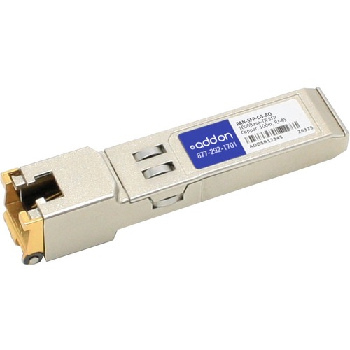 Palo Alto Networks PAN-SFP-CG Compatible 1000Base-T SFP - 1 x 10/100/1000Base-T LAN