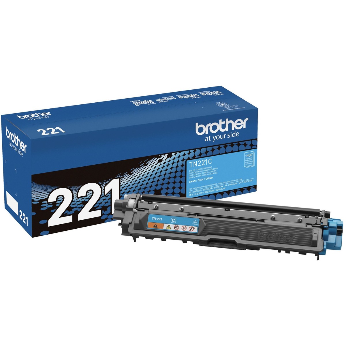 HL-3140CW 3170CDW 3180CDW MFC-9130CW 9330CDW 9340CDW Cyan Toner Cartridge (1400 Yield)