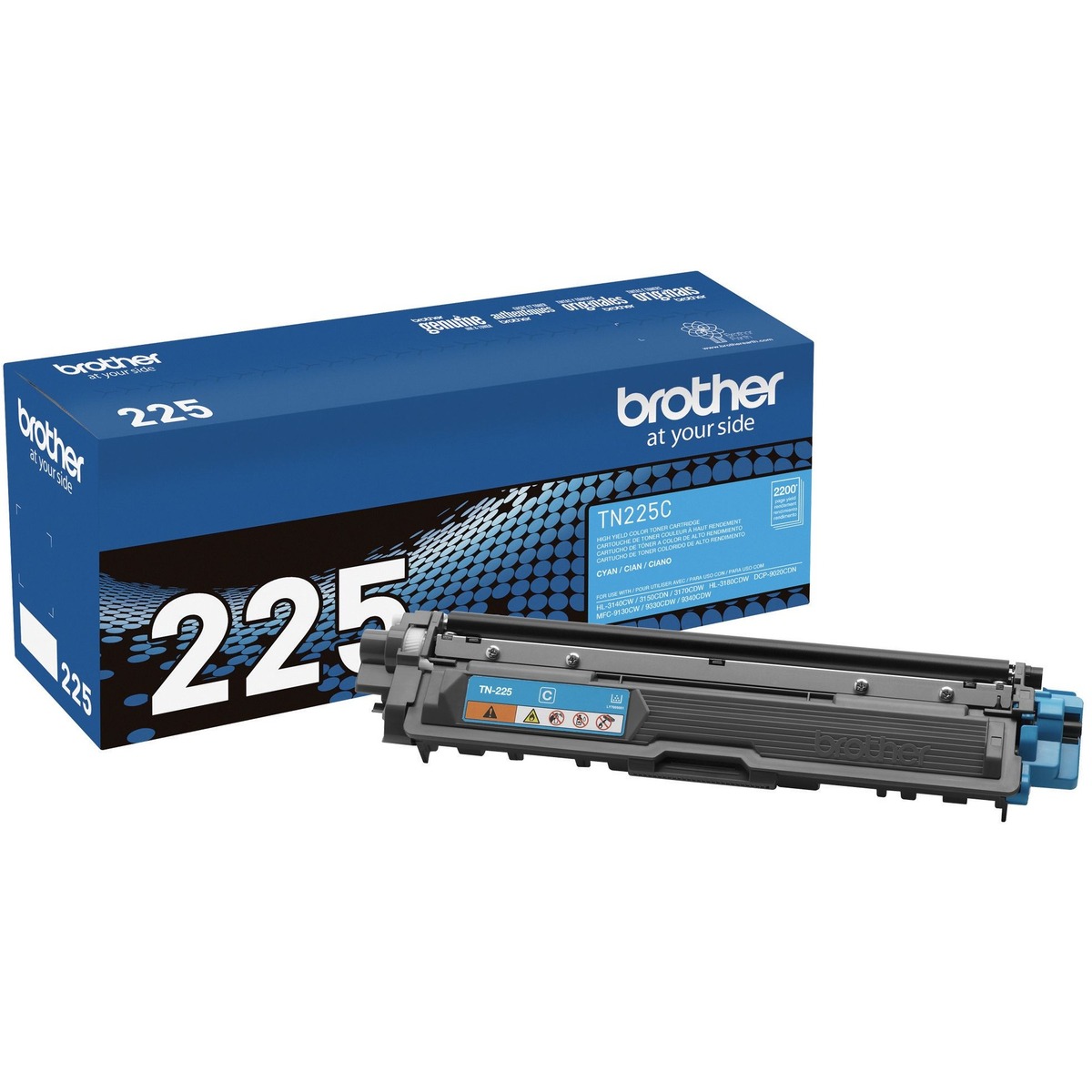 HL-3140CW 3170CDW 3180CDW MFC-9130CW 9330CDW 9340CDW High Yield Cyan Toner Cartridge (2200 Yield)