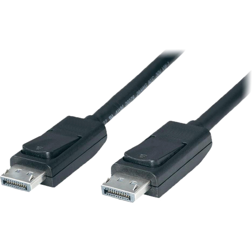 10FT DisplayPort M/M Cable - DisplayPort for Audio/Video Device Monitor - 10 ft - 1 x DisplayPort Male Digital Audio/Video - 1 x DisplayPort Male Digital Audio/Video - Shielding - Black