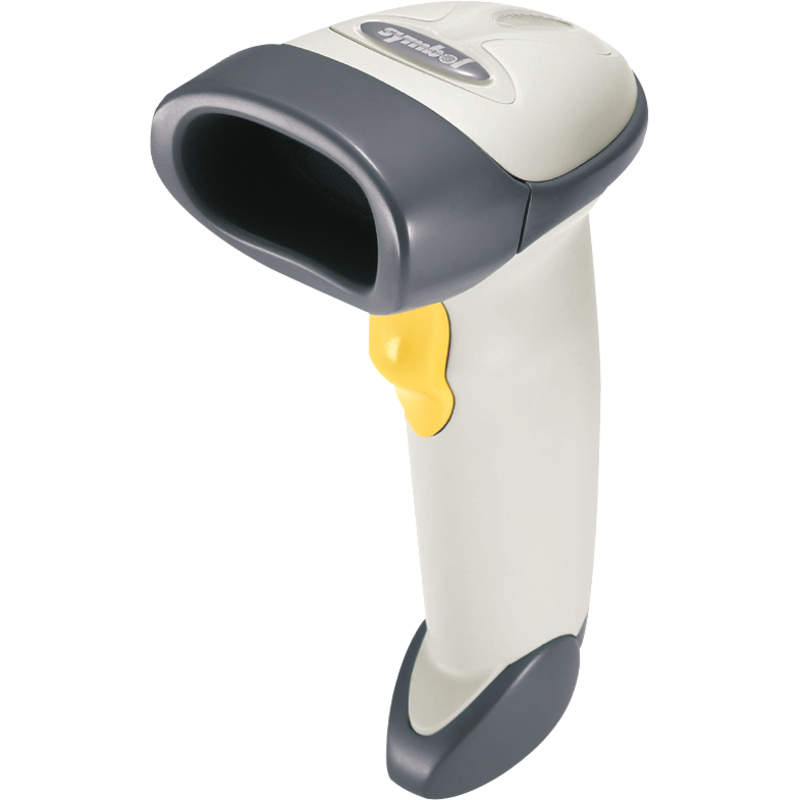 Motorola LS2208 General Purpose Bar Code Scanner - Cable - 100 scan/s1D - Laser - Bi-directional - Cash Register White