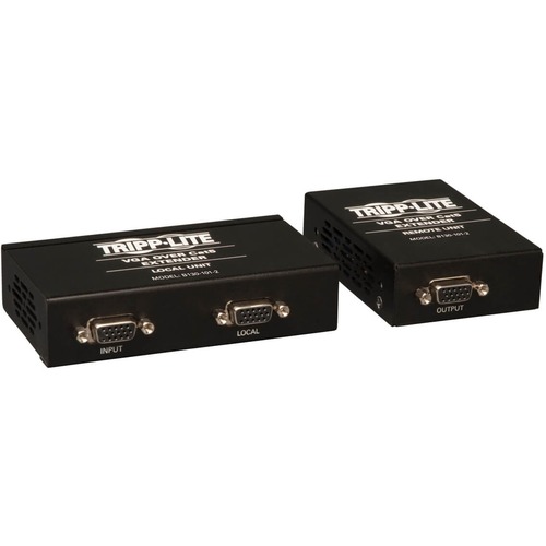 VGA over Cat5 / Cat6 Extender Transmitter and Receiver - Video extender - up to 1000 ft