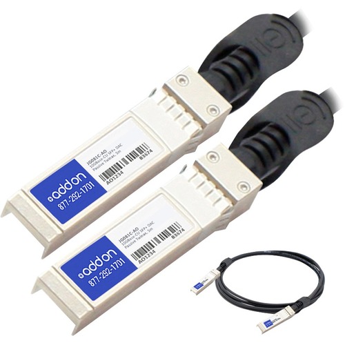 HP JG081C Compatible 10GBase-CU SFP+ to SFP+ Direct Attach Cable (Passive Twinax 5m TAA) - 100% application tested and guaranteed compatible