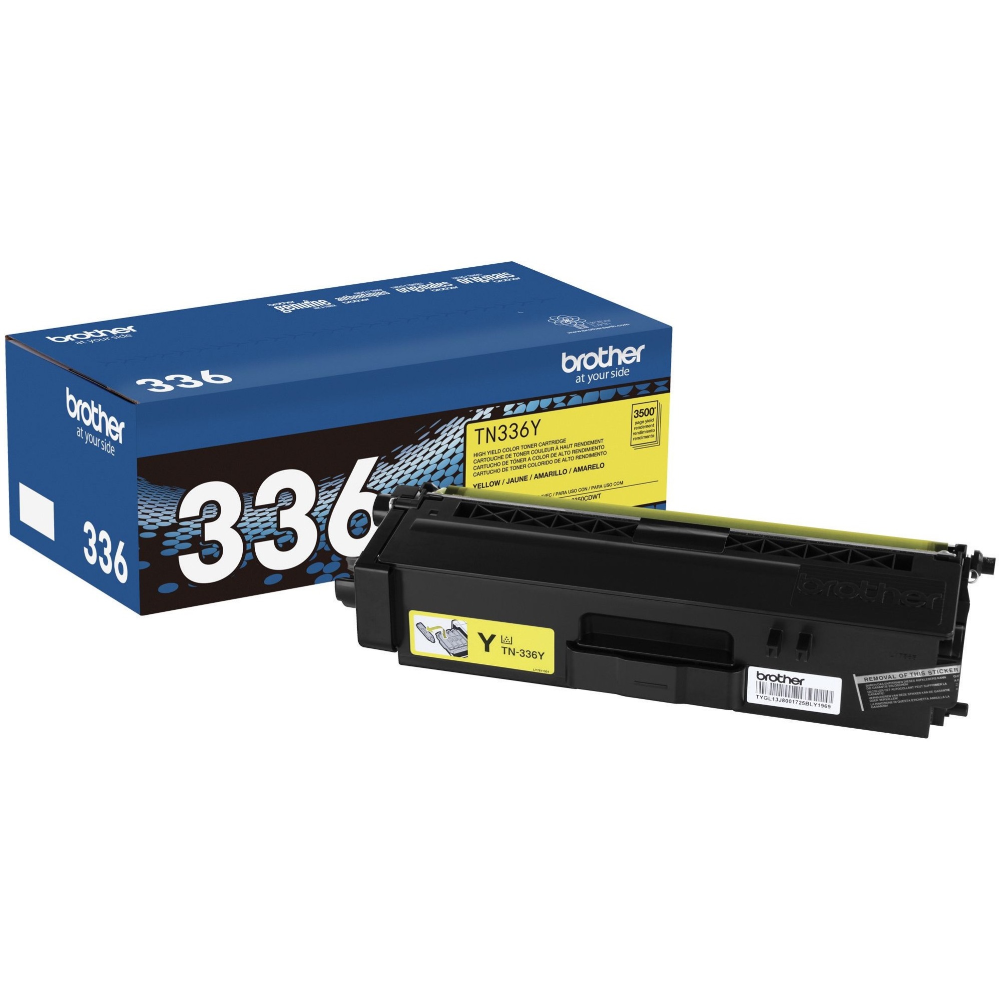 High Yield - yellow - original - toner cartridge - for Brother MFC-L8600CDW MFC-L8850CDW; HL-L8250CDN L8350CDW L8350CDWT