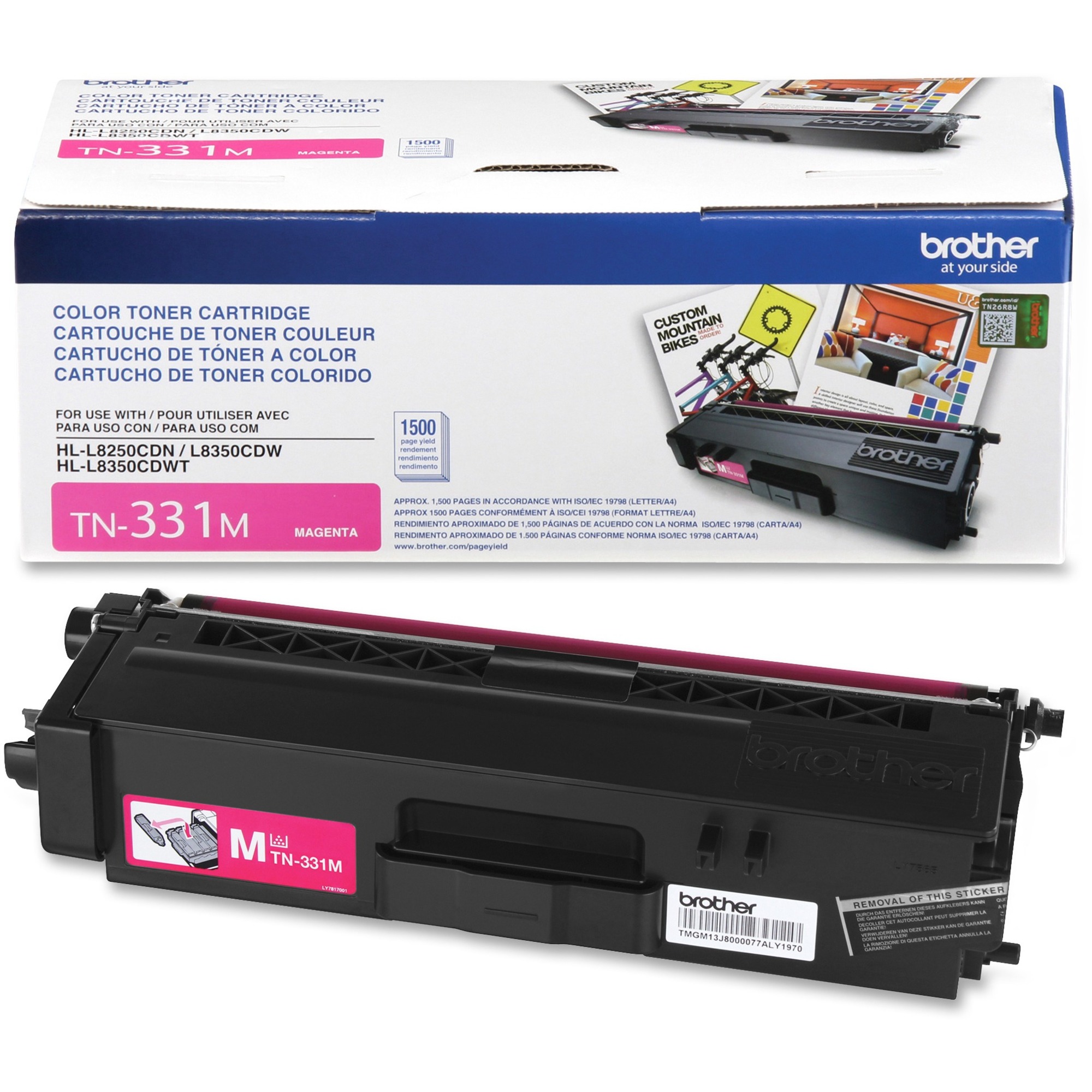 Magenta - original - toner cartridge - for Brother MFC-L8600CDW MFC-L8850CDW; HL-L8250CDN L8350CDW L8350CDWT