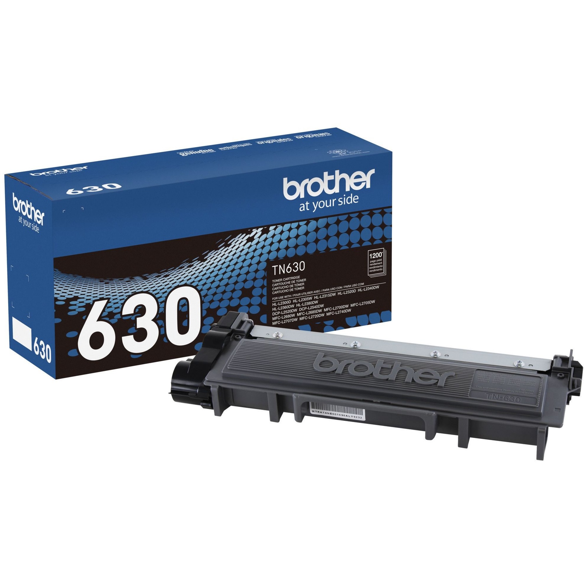 Black - original - toner cartridge - for Brother DCP-L2520 L2540 MFC-L2680 L2700 L2707 L2720 L2740; HL-L2305 L2320 L2380