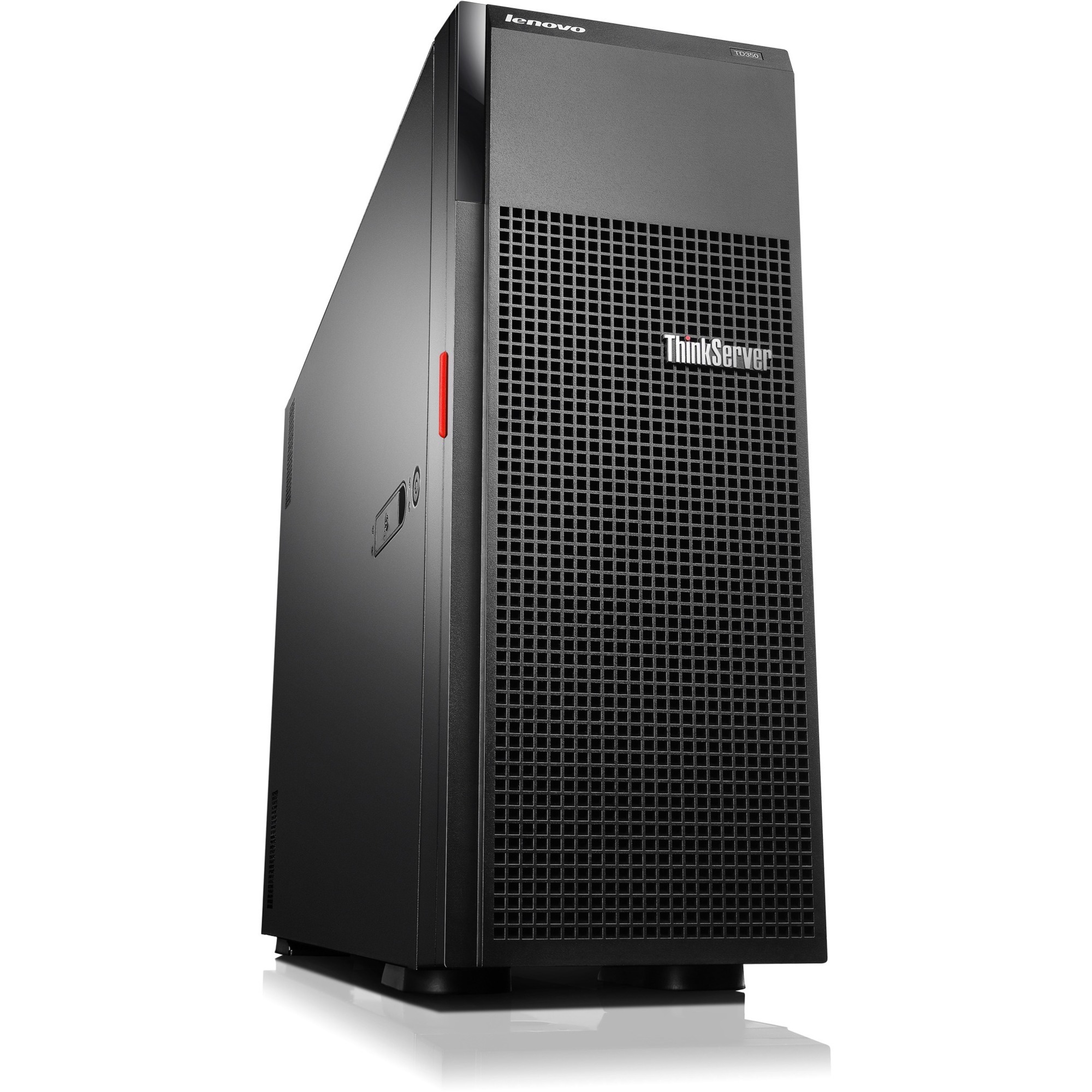 ThinkServer TD350 Server - 1 x Intel Xeon E5-2650 v3 2.30 GHz - 2 Processor Support - 8 GB Standard - 12Gb/s SAS RAID Supported Controller - Gigabit Ethernet - RAID Level: 0 1 1+0 5 5+0 6 6+0 - 750 W