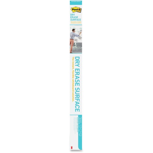 Post-it Dry Erase Surface - 48 inch x 72 inch White Film - 1 / Pack