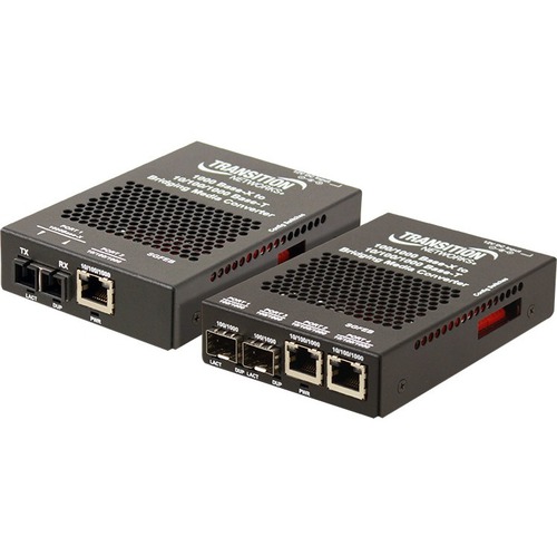 10/100/1000 Ethernet Media Converter Stand-Alone - 1 x Network (RJ-45) - 1 x LC Ports - Multi-mode - Gigabit Ethernet - 10/100/1000Base-T 1000Base-SX - Rack-mountable Wall Mountable Rail-mountable Desktop