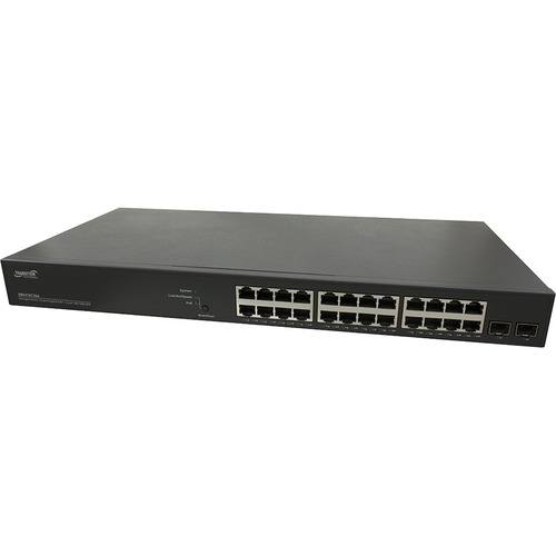 SMART MANAGED POE+ SWITCH 24-PORT GIGABIT POE+ 2-PORT 100/1000 SFP