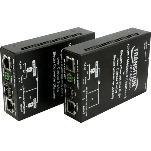 IP GB POE+ OVER 2WIRE LOCAL UNIT MUST ALSO BUY 8X7542