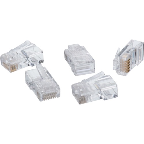 1000PK MODULAR CAT5E PLUGS FOR STRANDED OR SOLID CAT5E CABLE