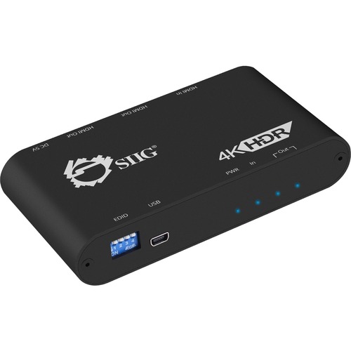 2-PORT HDMI SPLITTER DISTRIBUTES HDMI AV SIGNALS FROM ONE HDMI SOURCE TO TWO HD