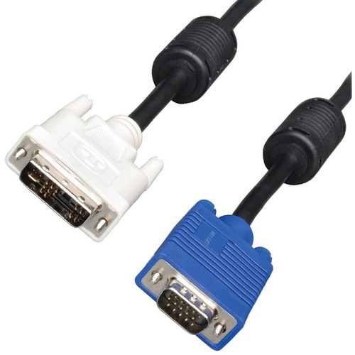 6FT DVI TO VGA MONITOR CABLE HIGH RES MALE TO MALE LIFETIME