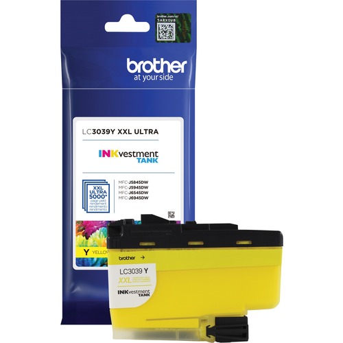 MFC-J5845DW MFC-J5845DW XL MFC-J5945DW MFC-J6545DW MFC-J6545DW XL MFC-J6945DW Ultra High Yield Yellow Ink Cartridge (5000 Yield)