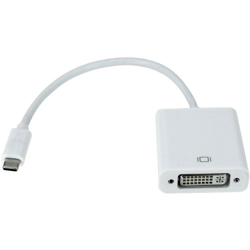 USB TYPEC TO DVI ADAPTER USBC DVI VIDEO CONVERTER WHITE