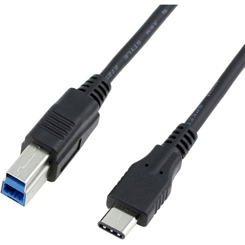 3FT USBC TO USB3 TYPE B MALE TO MALE CABLE