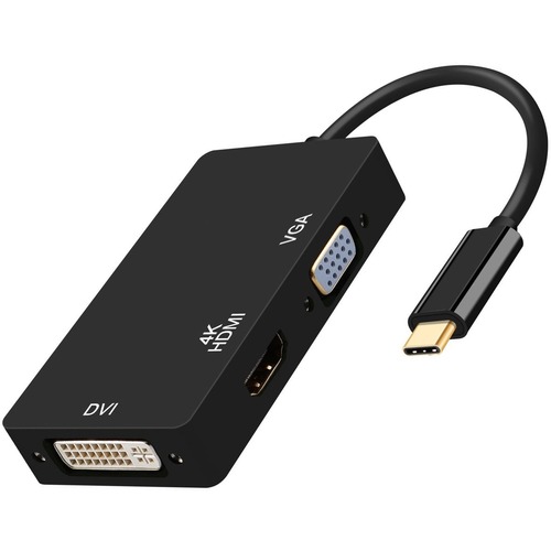 USBC 3IN1 MULTIPORT VIDEO ADAP WITH PD CHARGING DVI HDMI VGA