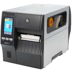 TT Printer ZT411; 4 203 dpi US Cord Serial USB 10/100 Ethernet Bluetooth 4.1/MFi USB Host Cutter with Catch Tray EZPL