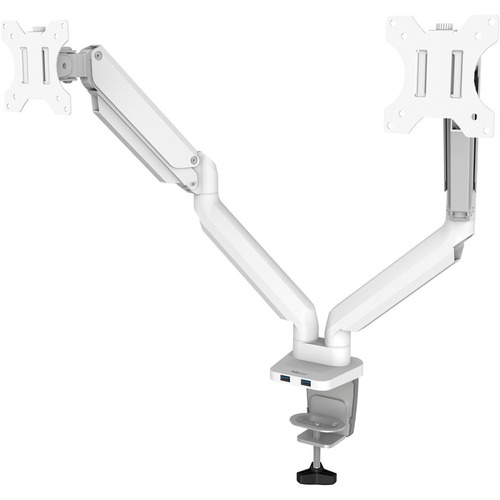 PLATINUM SERIES DUAL MONITOR ARM WHITE