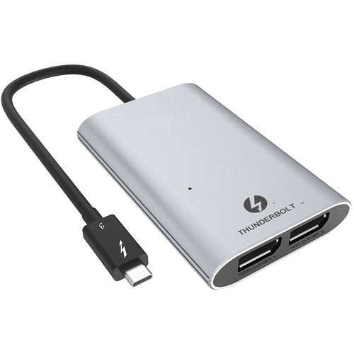 TYPEC THUNDERBOLT TO DUAL DISPLAYPORT ADAPTER