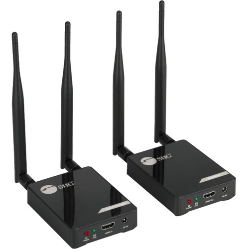 5GHZ WIRELESS TECHNOLOGY RELIABLY EXTENDS HDMI SIGNALS UP TO 330FT AWAY WITH IR