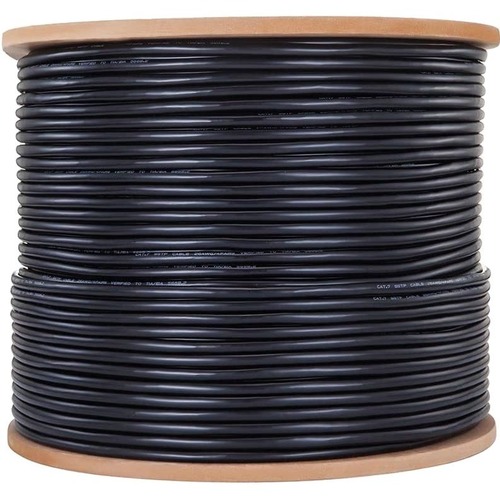 1000FT ROLL OF CAT5E NETWORK CABLE 24AWG UTP 0.5MM 4PR CCA BLACK