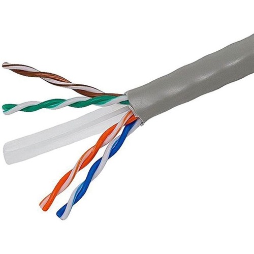 1000FT CAT6 CABLE GRAY CMR STRANDED RJ45 LAN WIRE IN-WALL