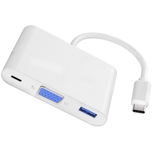 USBC DOCK VGA USB3 3IN1 POWER DELIVERY 1080P ADAPTER