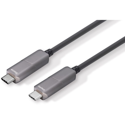 10M FIBER USB TYPE C 4K 60HZ 21GBP/S AUDIO AND VIDEO CABLE