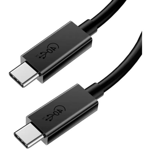 USB4 USBC TO USBC 40GBPS 1.75FT CERTIFIED USBIF BLACK CABLE