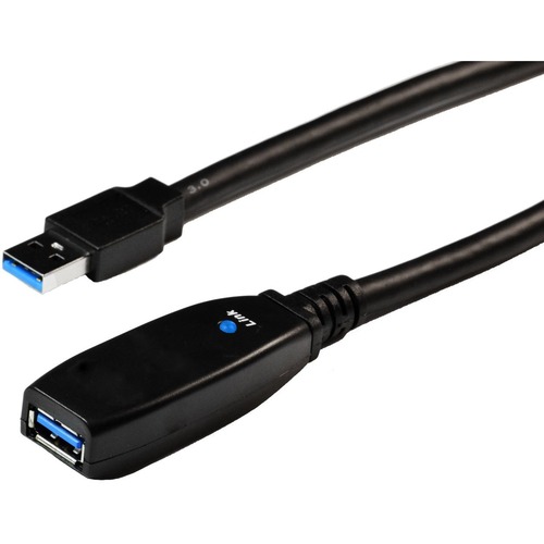 33FT USB3 ACTIVE CABLE EXTENTION WITH BOOSTER BLACK 10M