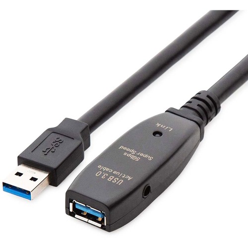 75FT USB3 EXTENTION CABLE WITH BOOSTER BLACK 25M