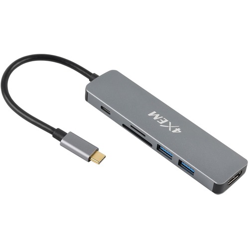 TYPEC HDMI 2XUSB3 6IN 1OUT TF SD PS CHARGE 4K 30HZ PD 100W