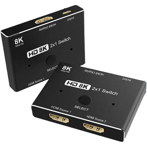 2X1 8K HDMI SWITCH TWO IN ONE OUT 8K 60HZ AND 4K 120HZ