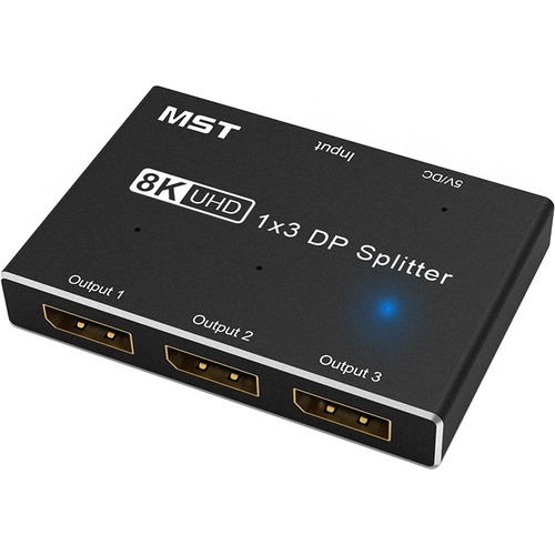 1X3 8K DISPLAYPORT SPLITTER 8K 60HZ AND 4K 144HZ