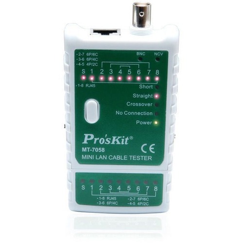 PROFESSIONAL RJ45 RJ11 NETWORK TESTER with BNC