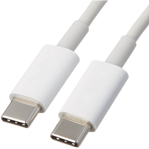 2M USB-C TO USB-C NICKEL PLATED 40GBPS 100W CABLE WHITE USBIF CERT