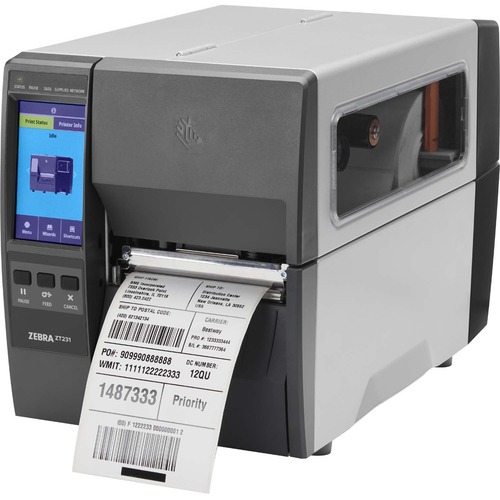 ZT231 TT PRINTER 4X300DPI USB TEAR US CORD