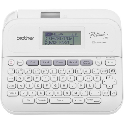 CONNECTED LABEL MAKER WITH CARRYING CASE