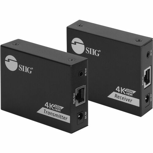 4K60HZ HDMI OVER CAT6 EXTENDER WITH LOOPOUT & IR 50M