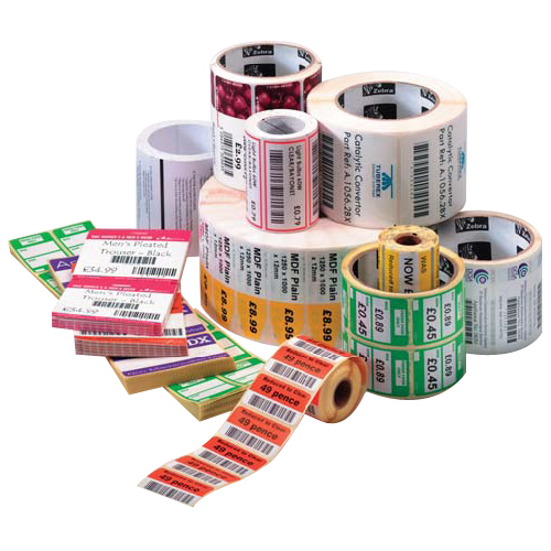 Label Paper 4 x 4in Direct Thermal Zebra Z-Perform 2000D 3 in core - Permanent Adhesive - 4 inch Width x 4 inch Length - 1500/Roll - Square - 3 inch Core - Direct Thermal - White - Paper Acrylic - 4 / Roll