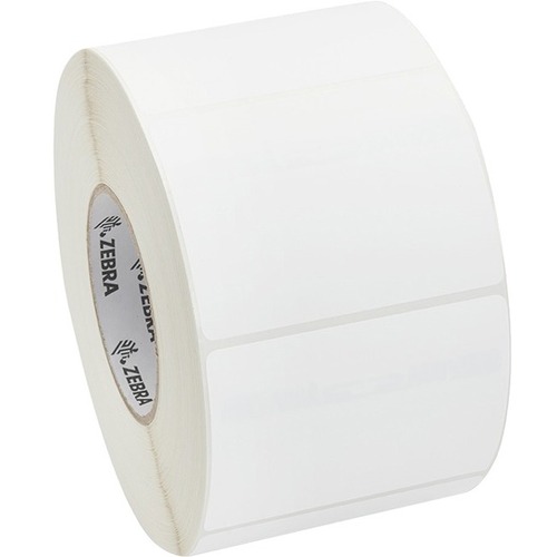 Label Paper 4 x 3in Direct Thermal Zebra Z-Perform 2000D 3 in core - Permanent Adhesive - 4 inch Width x 3 inch Length - 2000/Roll - 3 inch Core - Direct Thermal - White - Paper Acrylic - 4 / Roll