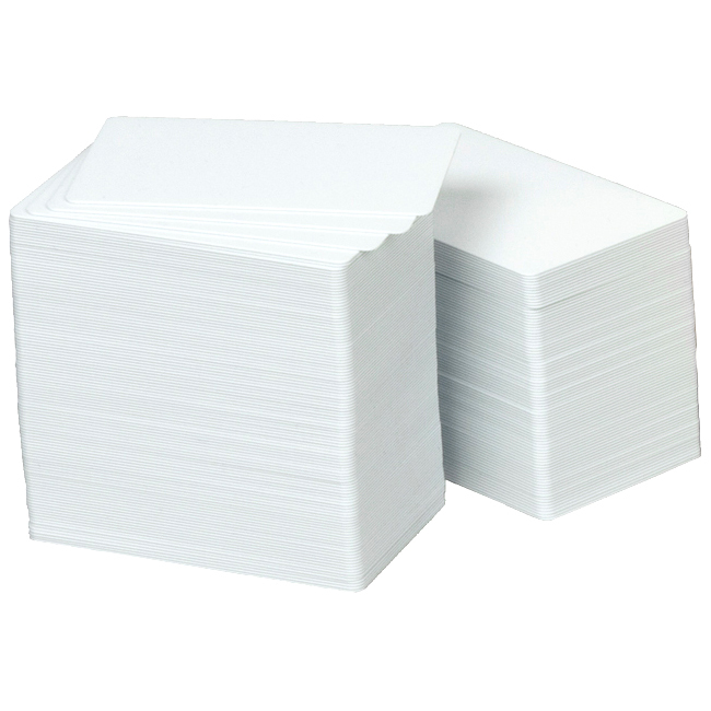 WHITE PREMIER PLUS COMPOSITE CR-80 Z5 30 MIL CARD 500 CARDS PER BOX PRICED PER BOX