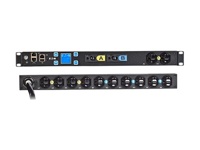 ePDU G3 Metered Input - Power distribution unit (rack-mountable) - AC 120 V - 2.88 kW - 1-phase - Ethernet 10/100 RS-232 - input: NEMA L5-30 - output connectors: 12 (NEMA 5-20R) - 1U - 10 ft - black